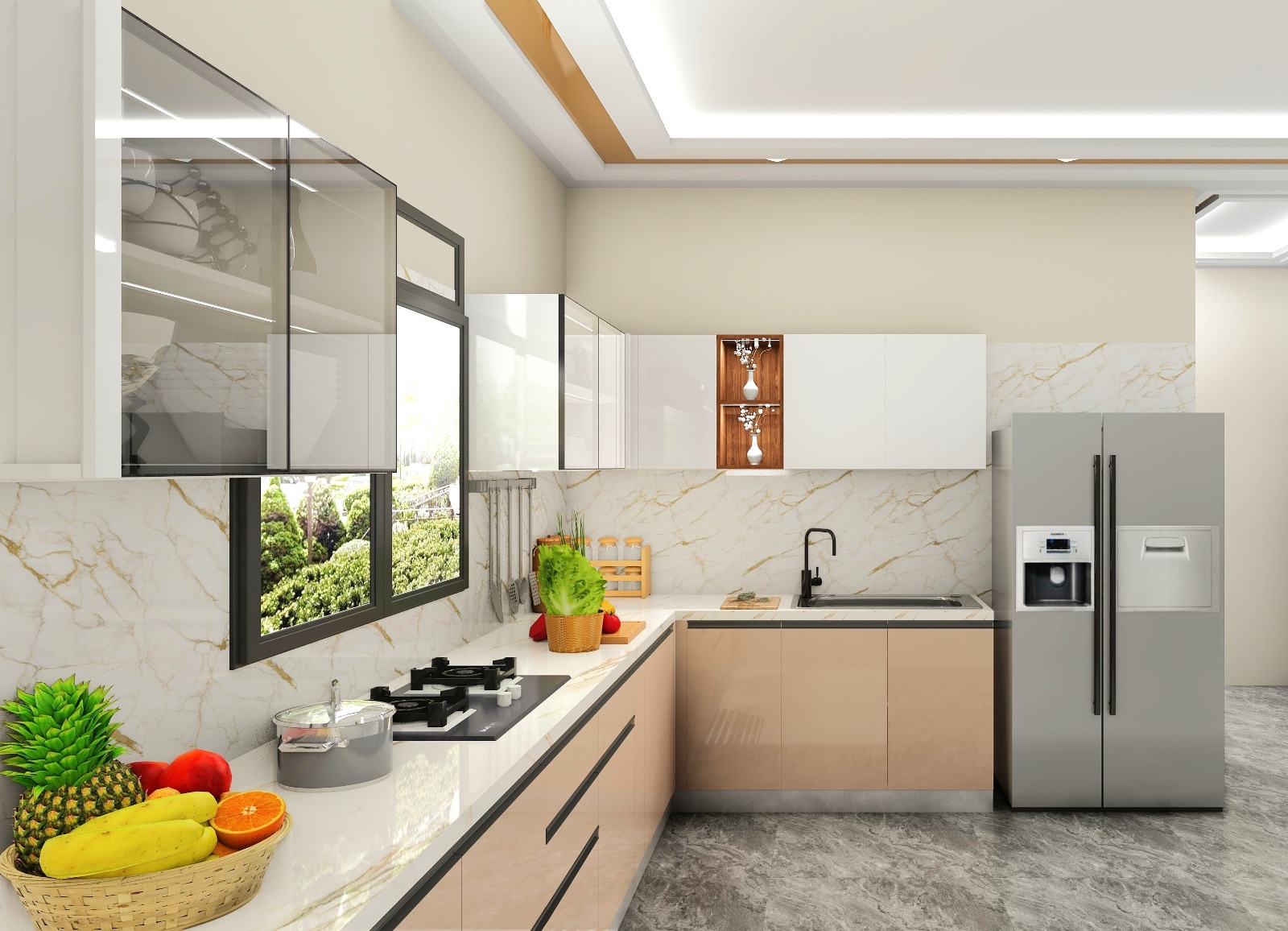 L-Shaped Kitchen 1