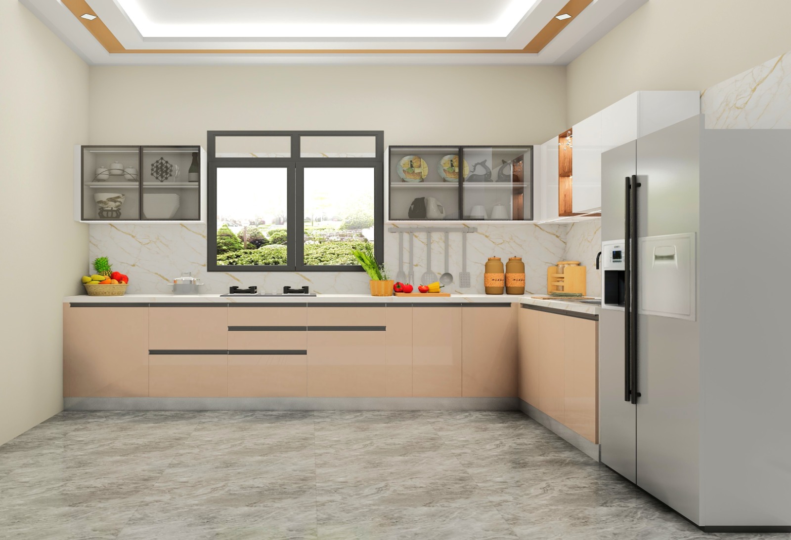 L-Shaped Kitchen 2