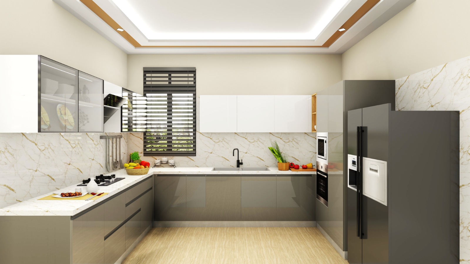 L-Shaped Kitchen 3